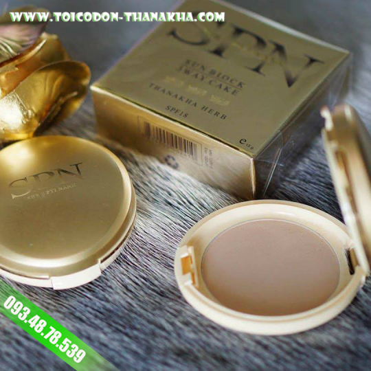 Phấn trang điểm Thanakha SPN Sun Block 3 Way Cake