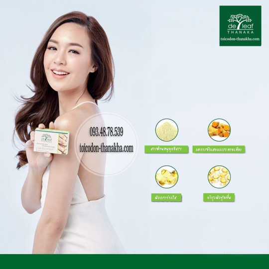 xà phòng deleaf thanaka