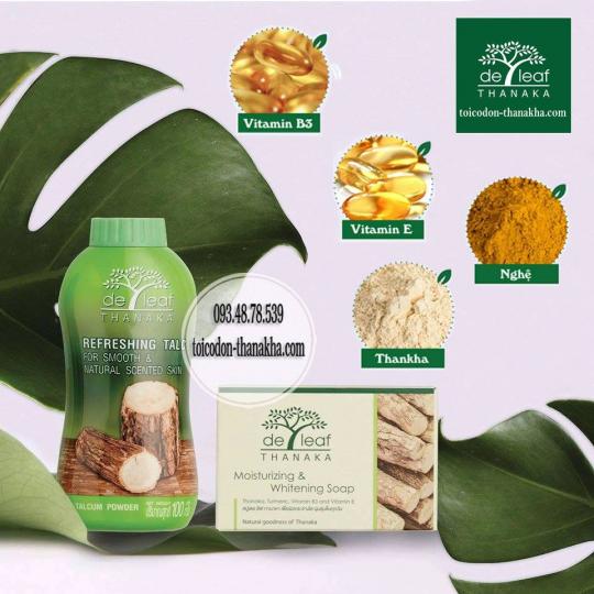 xà phòng deleaf thanaka