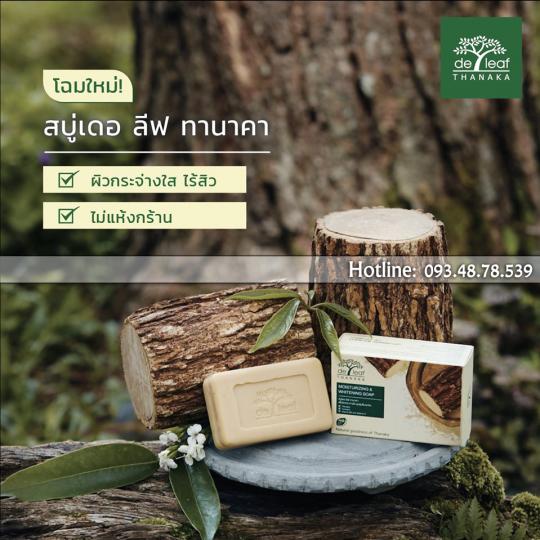 xà phòng deleaf thanaka