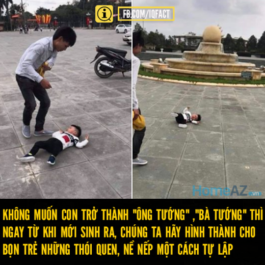 Không nên nuông chiều con ngay từ nhỏ