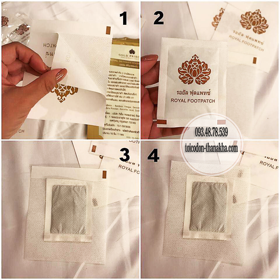 Miếng dán thải độc chân Thailand