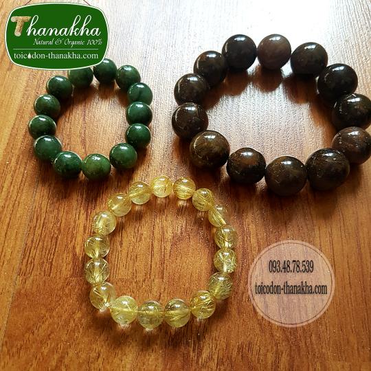 Vòng thạch anh tóc vàng Miến Điện