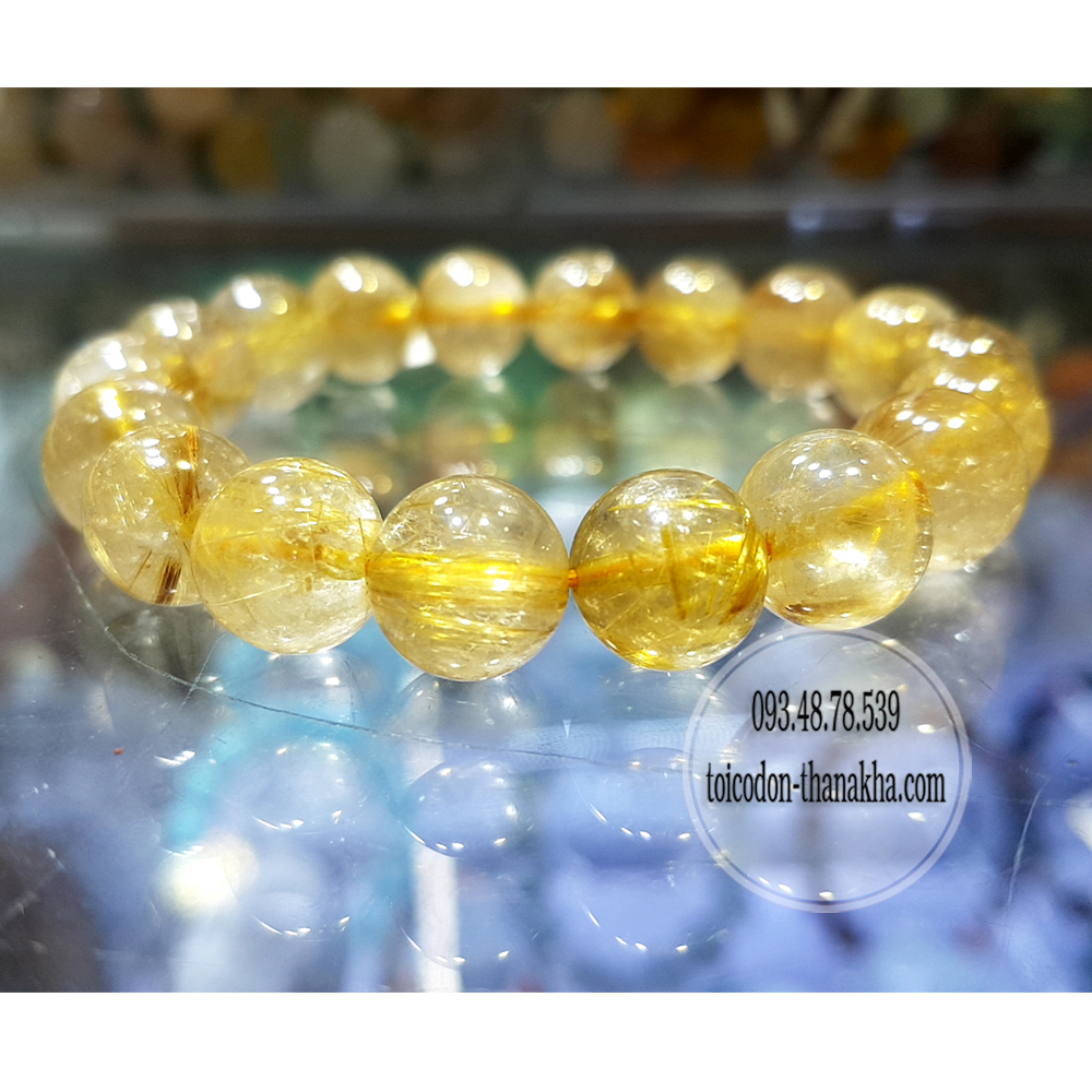 vòng thạch anh tóc vàng