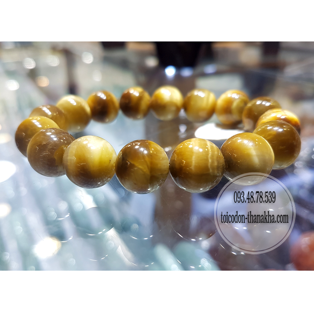 vòng phong thủy đá mắt hổ cao cấp