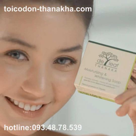 Xà phòng dưỡng da và trị mụn Deleaf Thanaka
